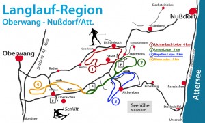 langlaufen attersee karte loipen oberaschau nußdorf (c) Markus Mairinger