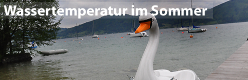 Wassertemperatur Sommer Attersee