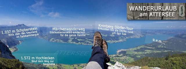 wanderurlaub am attersee