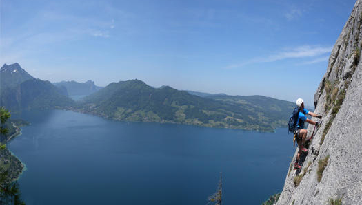 Klettern am Attersee