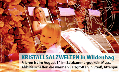 Kristall Salzwelten in Wildenhag im Attergau