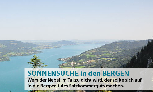 Auf Sonnensuche in den Bergen des Salzkammerguts